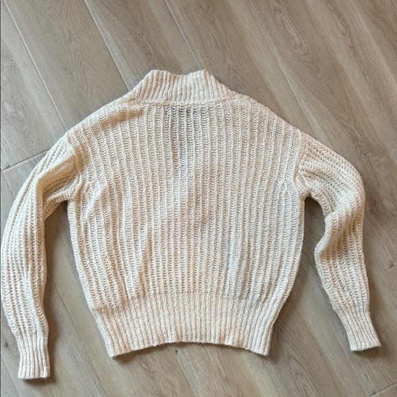 Anthropologie v-neck cream sweater - Picture 6 of 6